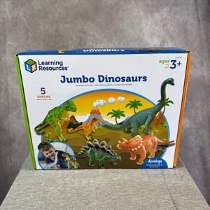 Learning Resources Jumbo Dinosaurs Set of 6 Stem Preschool Educational